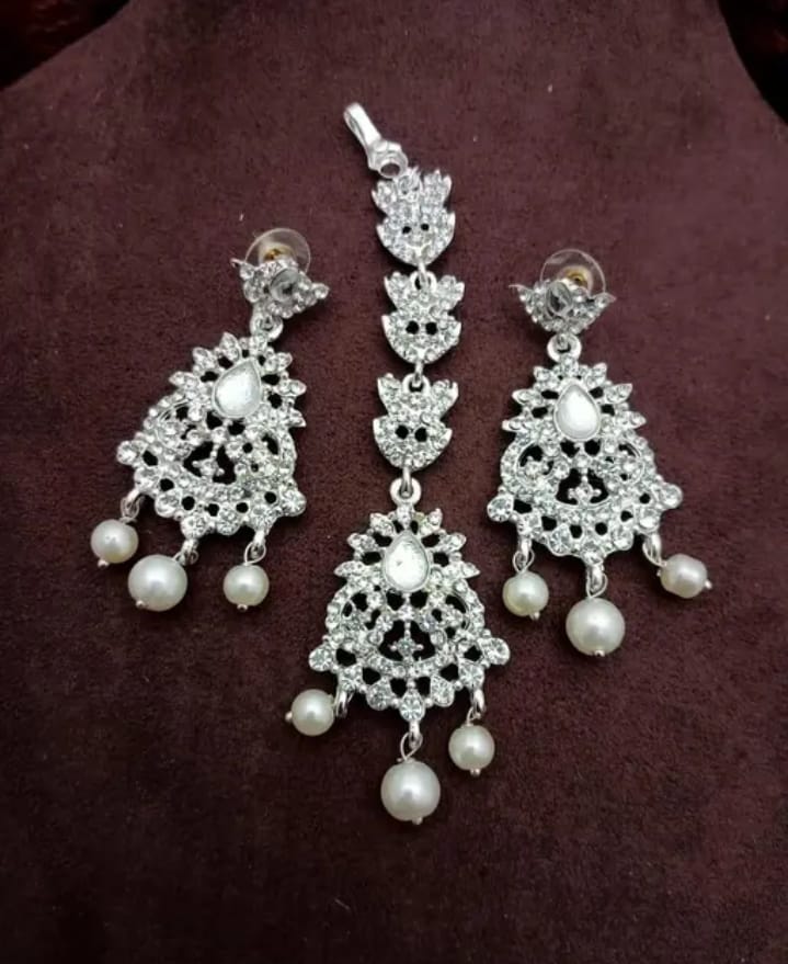 Stone Wedding Necklace & Haram Stone Jewelry