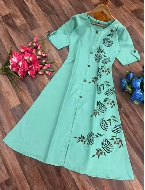 Multicolor Anarkali kurti