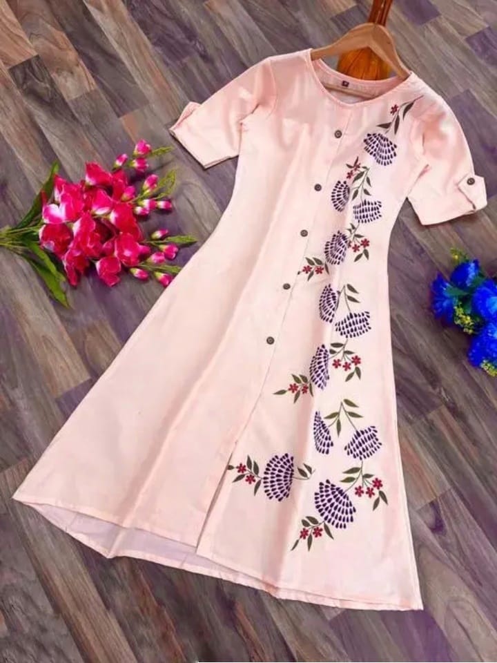 Multicolor Anarkali kurti