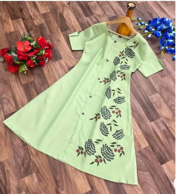 Multicolor Anarkali kurti