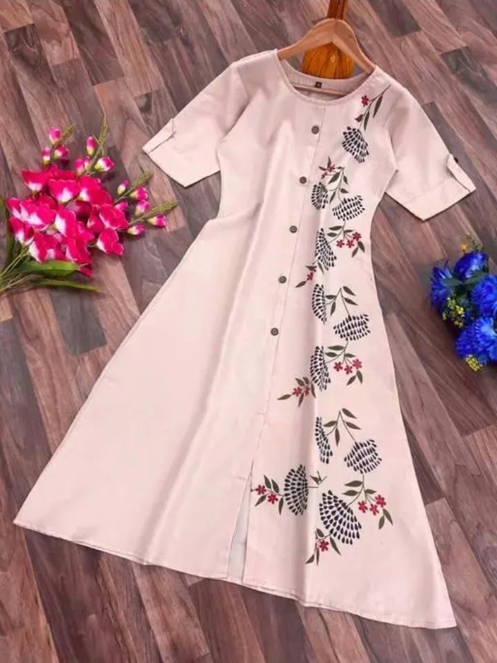 Multicolor Anarkali kurti