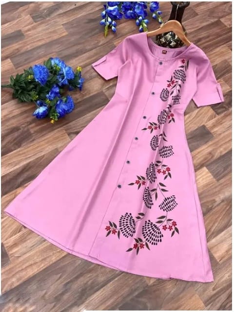 Multicolor Anarkali kurti