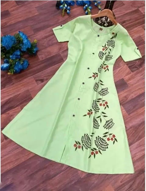 Multicolor Anarkali kurti