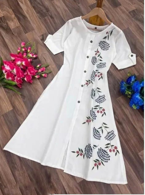 Multicolor Anarkali kurti