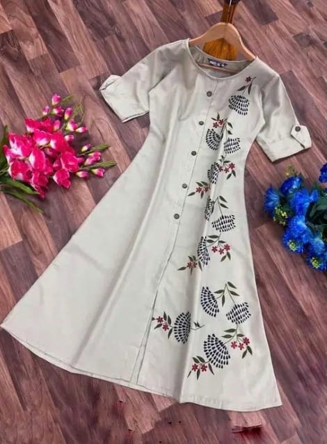 Multicolor Anarkali kurti