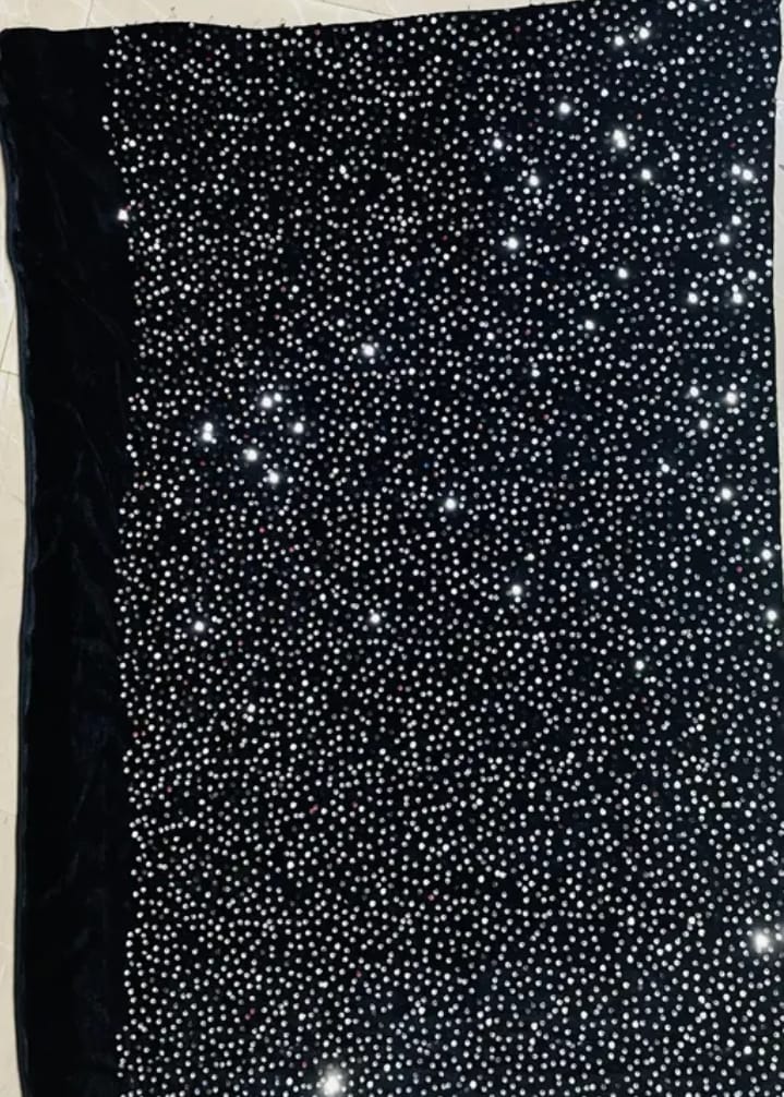 Marble Georgette Party Wear Saree with Separate Shiny Blouse