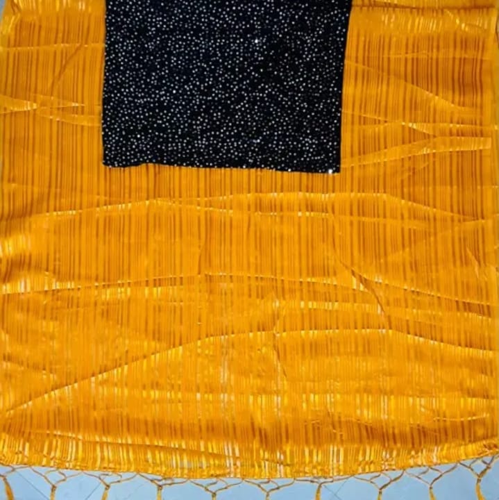 Marble Georgette Party Wear Saree with Separate Shiny Blouse