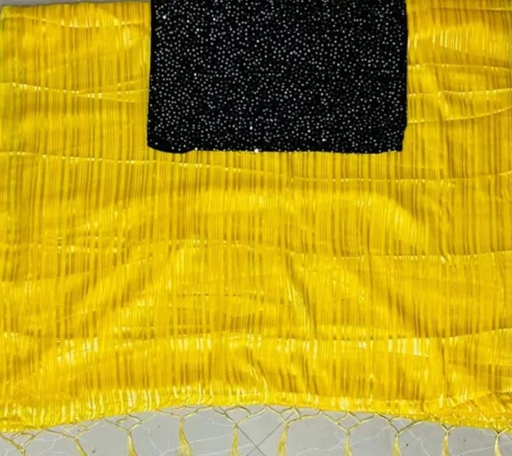 Marble Georgette Party Wear Saree with Separate Shiny Blouse