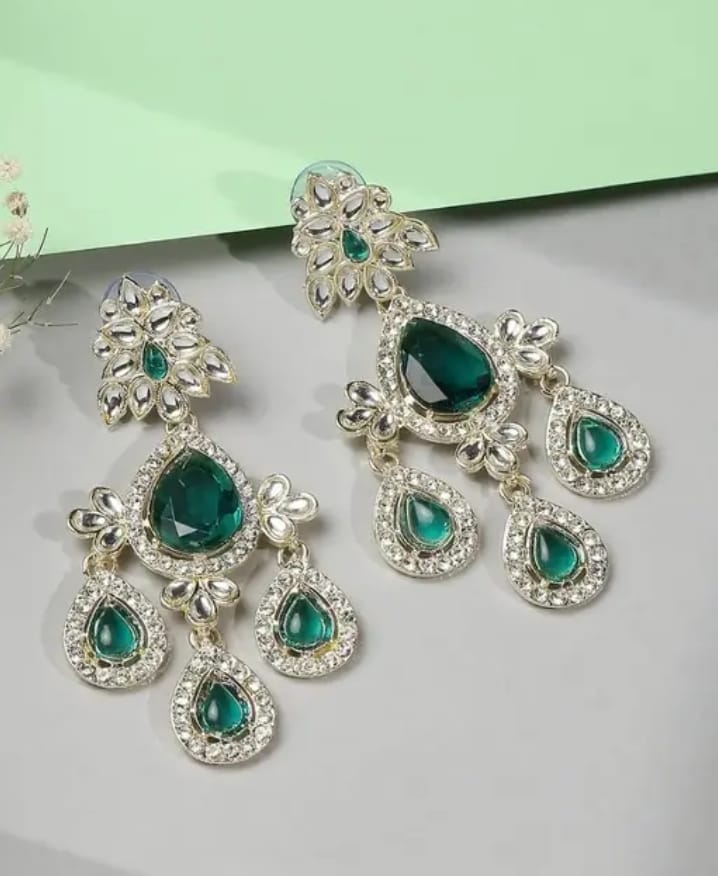 Crystal Light Green Earring