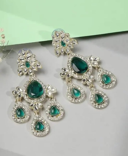 Crystal Light Green Earring