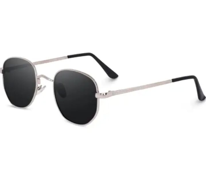 Unisex Metal Square UV Protected Sunglasses