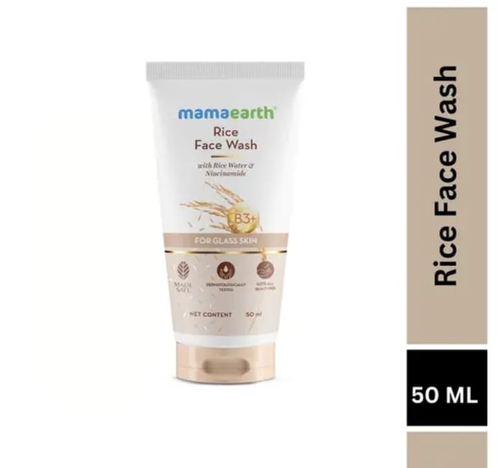 Mamaearth Rice Face Wash & Cream