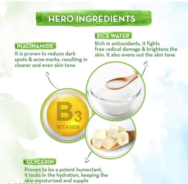 Mamaearth Rice Face Wash & Cream